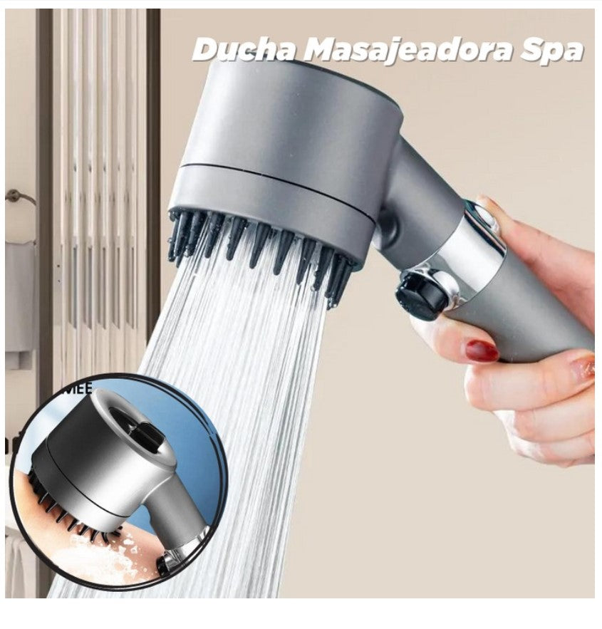 Ducha con esferas minerales filtrantes