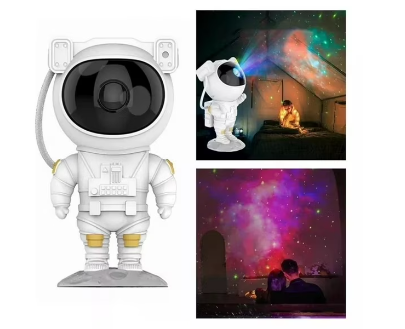 Proyector astronauta de galaxias