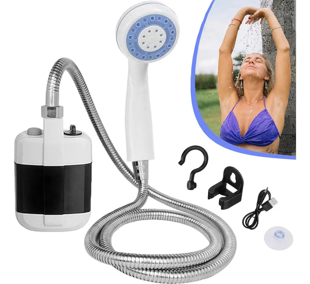 Ducha portátil recargable para camping