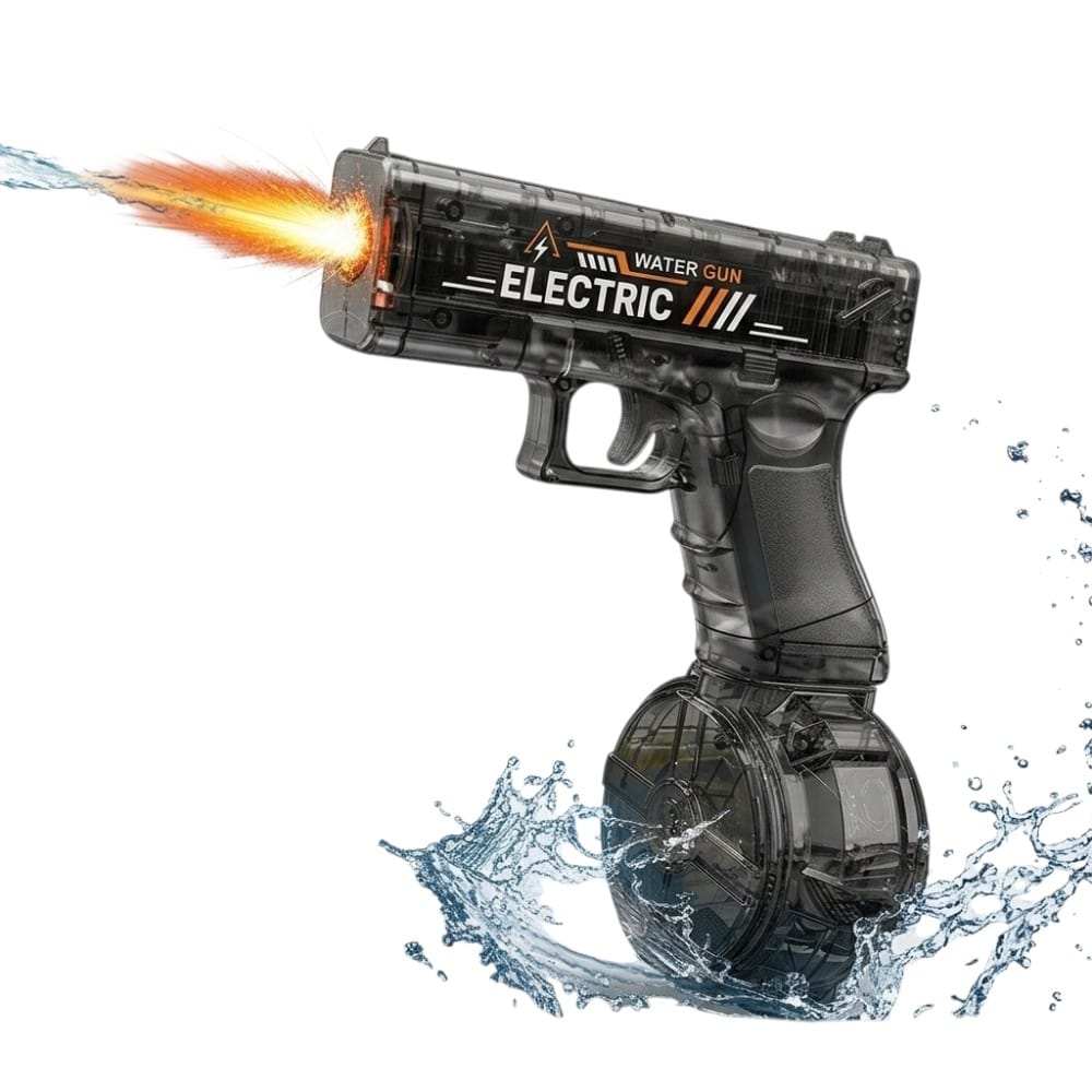 Pistola de agua eléctrica negra