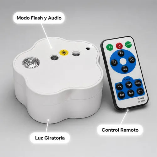 Proyector Láser de Fiesta con Control Remoto