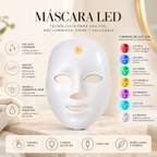Máscara LED Facial de 7 Colores