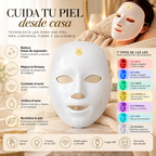 Máscara LED Facial de 7 Colores