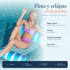 Hamaca flotante inflable